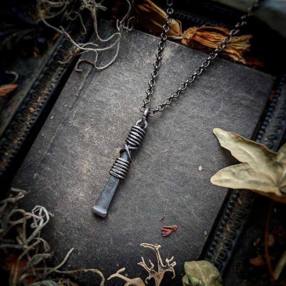 The Inverted Witches Nail Necklace - Picture 5 of 7